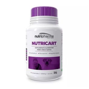 Suplemento-VitamA­nico-Para-CA£es-e-Gatos-Nutricart-30-Comprimidos