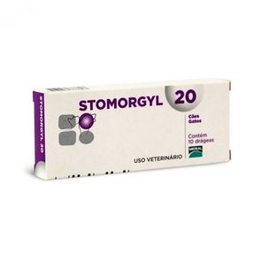Stomorgyl-20-mg-Para-CA£es-e-Gatos-Boehringer-10-comprimidos