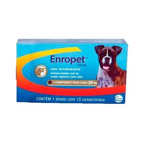 AntibiA³tico-Enropet-Ceva-150-mg-para-CA£es-e-Gatos