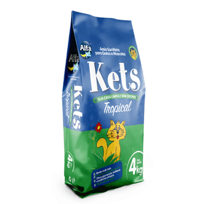 Areia-SanitA¡ria-Kets-Tropical-para-Gatos---4kg