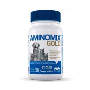 Complexo-VitamA­nico-Aminomix-Gold-Comprimidos-Vetnil