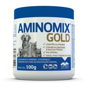 Complexo-VitamA­nico-Aminomix-Gold-Vetnil-100g