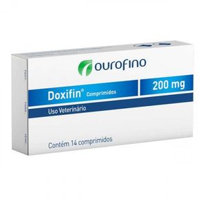Antimicrobiano-Ouro-Fino-Doxifin-de-14-Comprimidos---200-mg