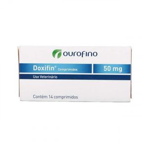 Antimicrobiano-Ouro-Fino-Doxifin-de-14-Comprimidos---50-mg