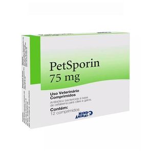AntibiA³tico-Petsporin-Mundo-Animal-12-Comprimidos----75mg