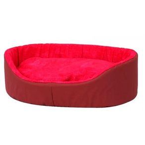 red puppy bed