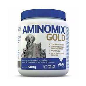 complexo-vitaminico-aminomix-gold-vetnil-500g-