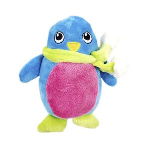 Brinquedo-de-Pelucia-Pinguim-Colorido-para-Caes-The-Pets-Brasil-frente