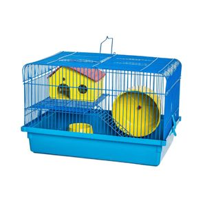 Gaiola-Para-Hamster-2-Andares-Horizontal-Azul---Jel-Plast