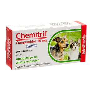 Antibiotico-Chemitril-para-Caes-e-Gatos-50mg---Chemitec