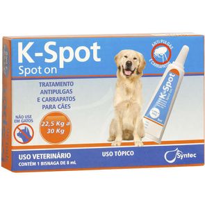 K-spot-Antipulgas-e-Carrapatos-Para-caes-de-22-ate-30Kg---Syntec