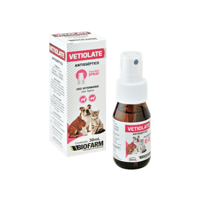 Vetiolate-Antisseptico-Spray-para-Caes-e-Gatos-Biofarm---30ml