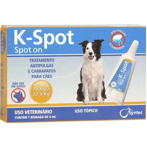K-spot-Antipulgas-e-Carrapatos-Para-caes-de-15Kg-a-22kg---Syntec
