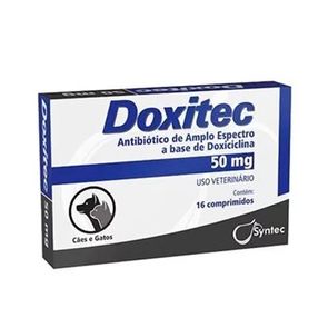 Doxitec-50mg-Antibiotico-para-Caes-e-Gatos---16-comprimidos